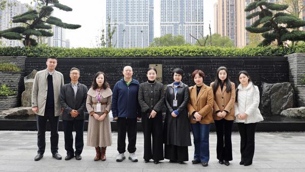 长沙市政协副主席刘金文一行调研绿之韵中心