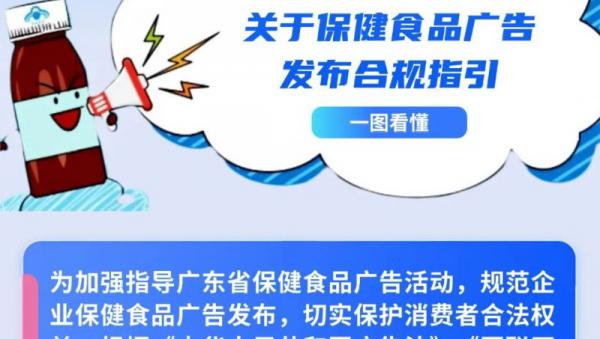 21条！广东发布保健食品广告合规指引